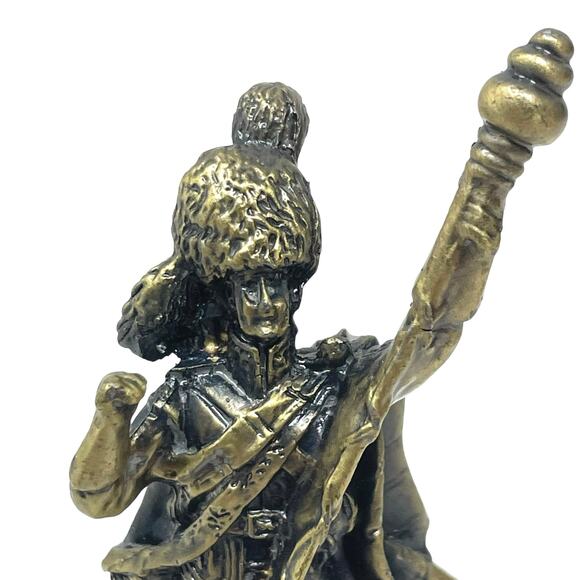 Dewar’s 12 Vintage Pewter Bottle Stopper Scottish Highlander Figurine Barware - Picture 3 of 10